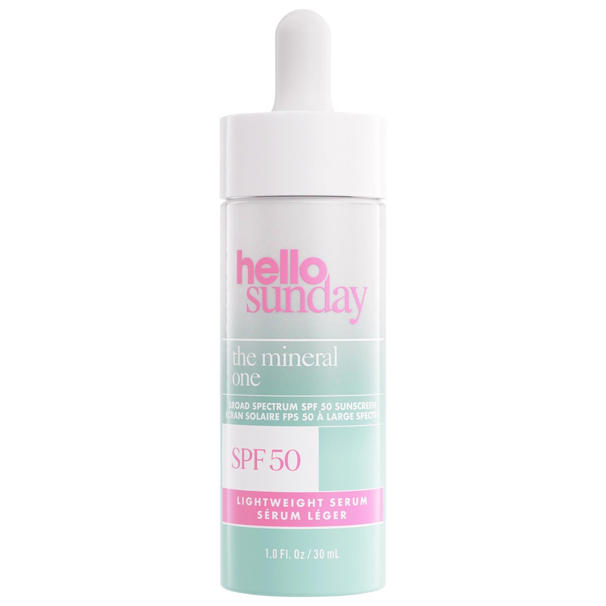 Hello Sunday The Mineral One SPF 50 Hydrating and Luminating Face Serum with Hyaluronic Acid