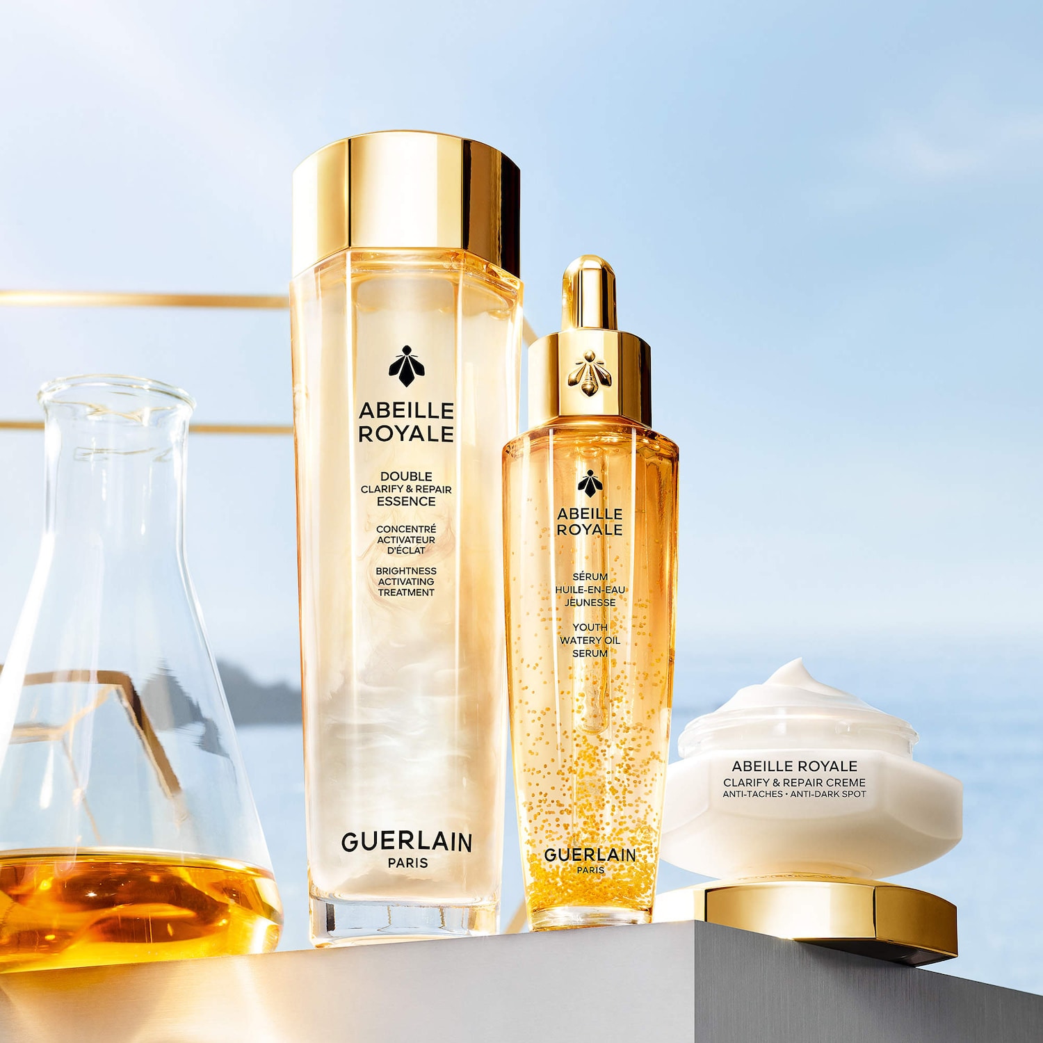GUERLAIN ABEILLE E 化粧水 300ml Abeille Royale Double Clarify & Repair Essence - GUERLAIN | Sephora