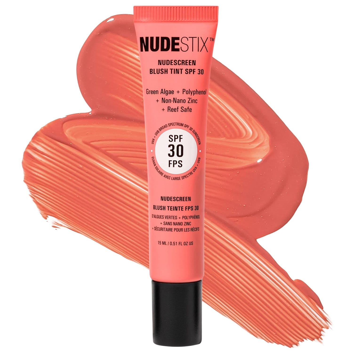 Солнцезащитный оттеночный крем для щёк Nudestix Nudescreen SPF 30 Blush Tint — фото 1