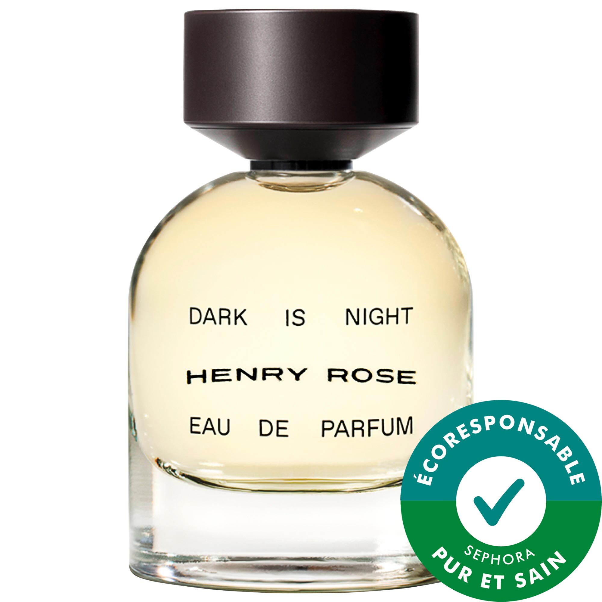Henry Rose Eau de parfum Dark is Night Eau avec herbe verte et patchouli 1.7 oz eau de parfum vaporisateur