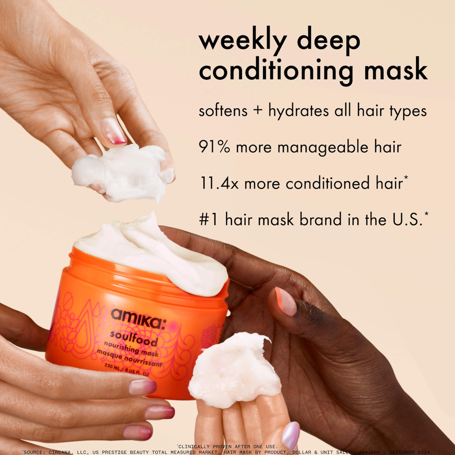 Soulfood Nourishing Hair Mask - amika | Sephora
