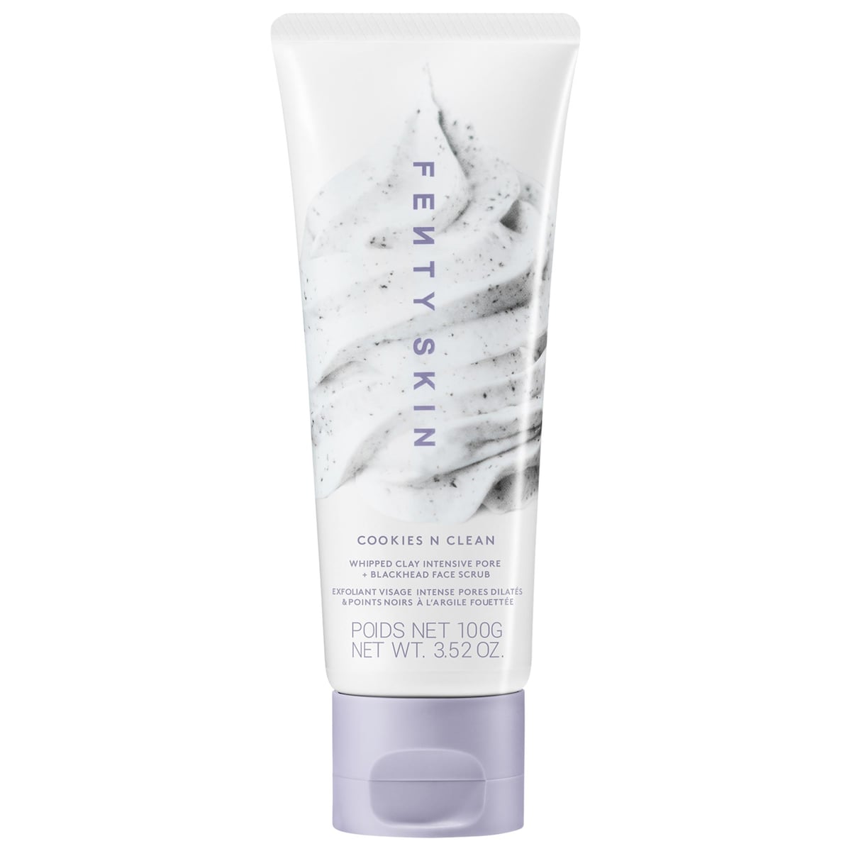 Cookies N Clean Whipped Clay Intensive Pore + Blackhead Face Scrub with Volcanic Sand + Charcoal