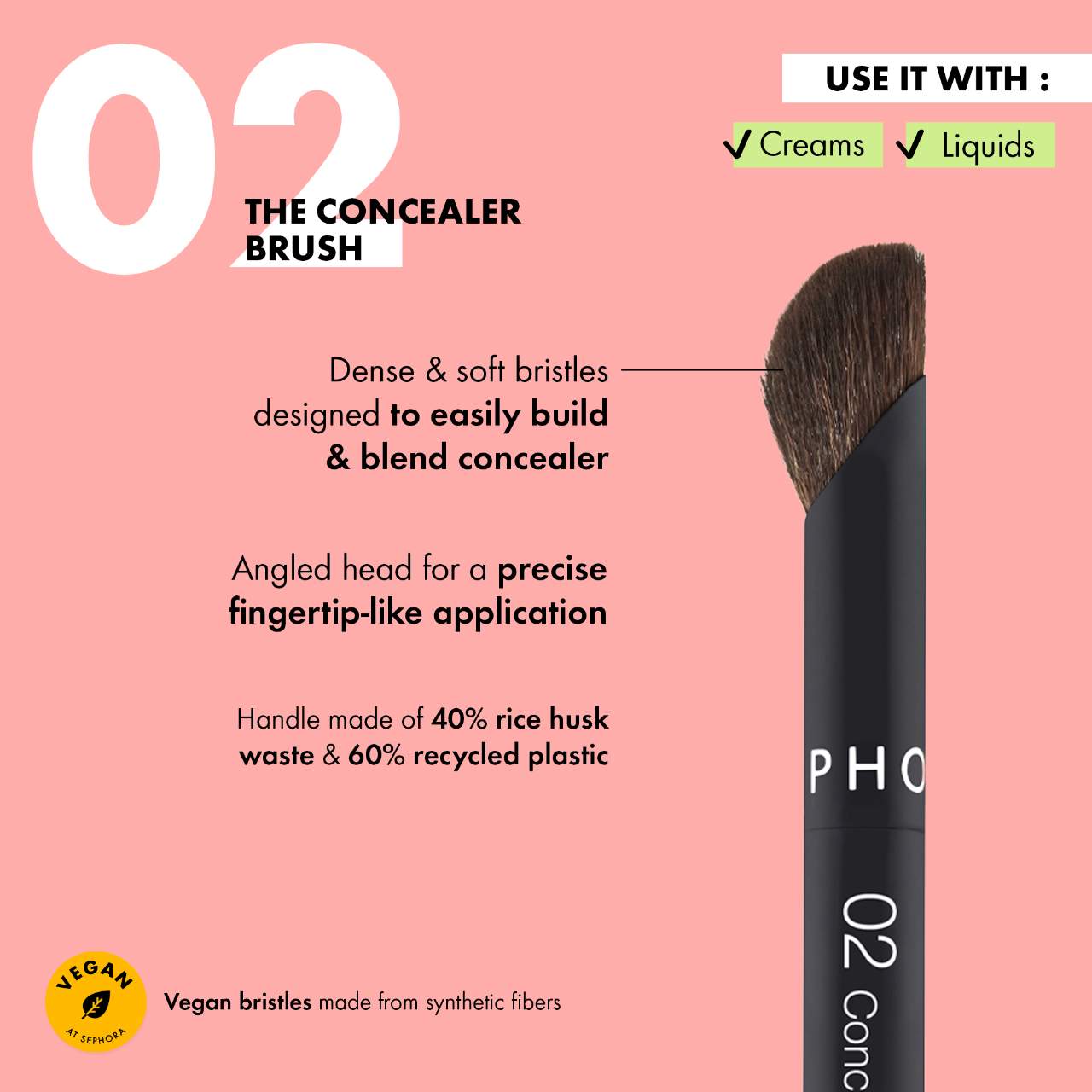 Кисть для консилера Sephora Collection Essential Brush 02 — фото 4