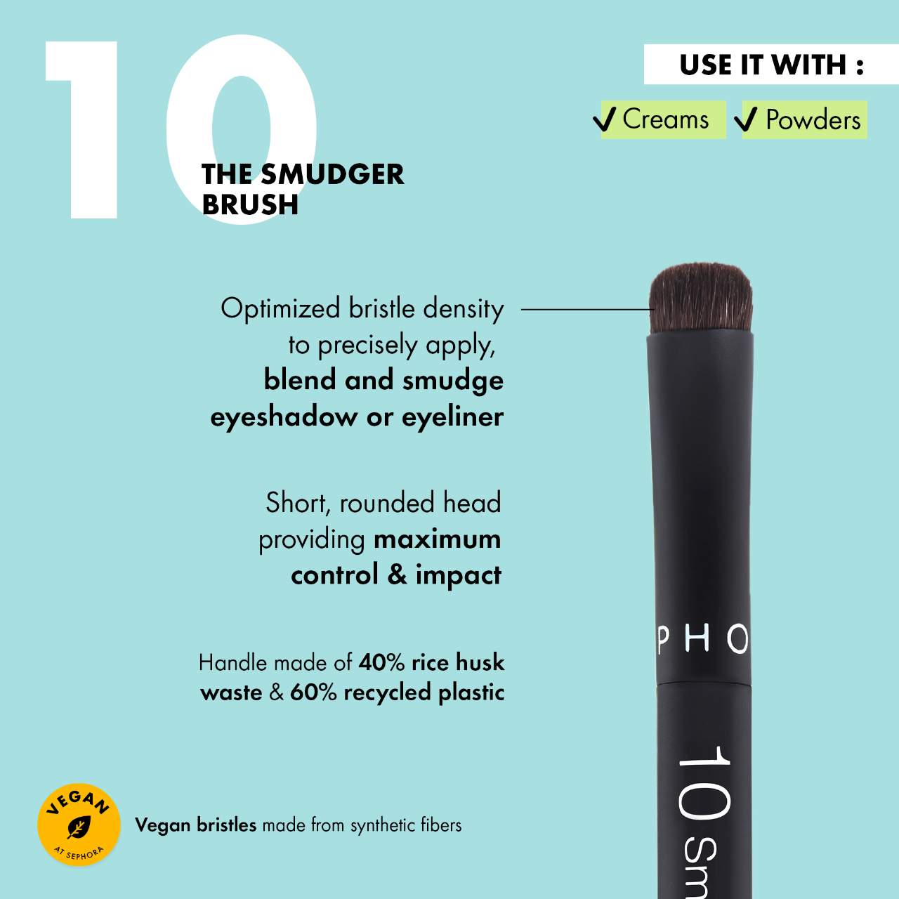 Кисть-растушёвка Sephora Collection Essential Brush 10 — фото 4