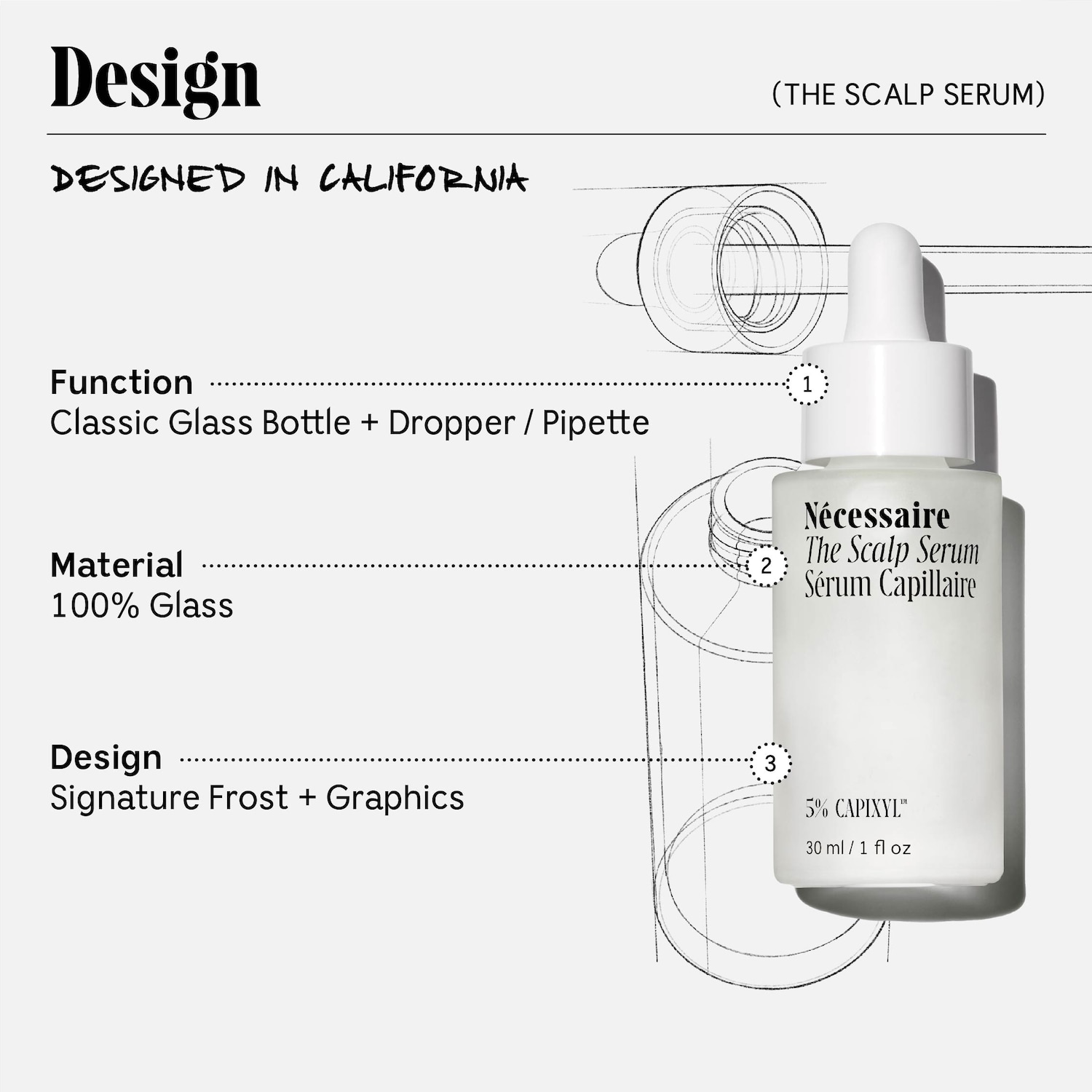 Сыворотка для кожи головы с 5% Capixyl для густоты волос Nécessaire The Scalp Serum — фото 3