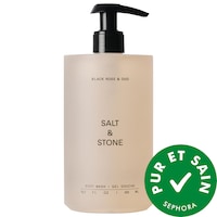 Salt & Stone - Nettoyant pour le corps adoucissant rechargeable Black Rose & Oud