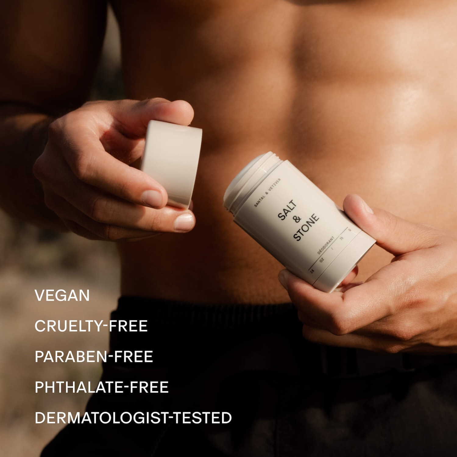 Bergamot & Hinoki Extra-Strength Aluminum-Free Deodorant - Salt