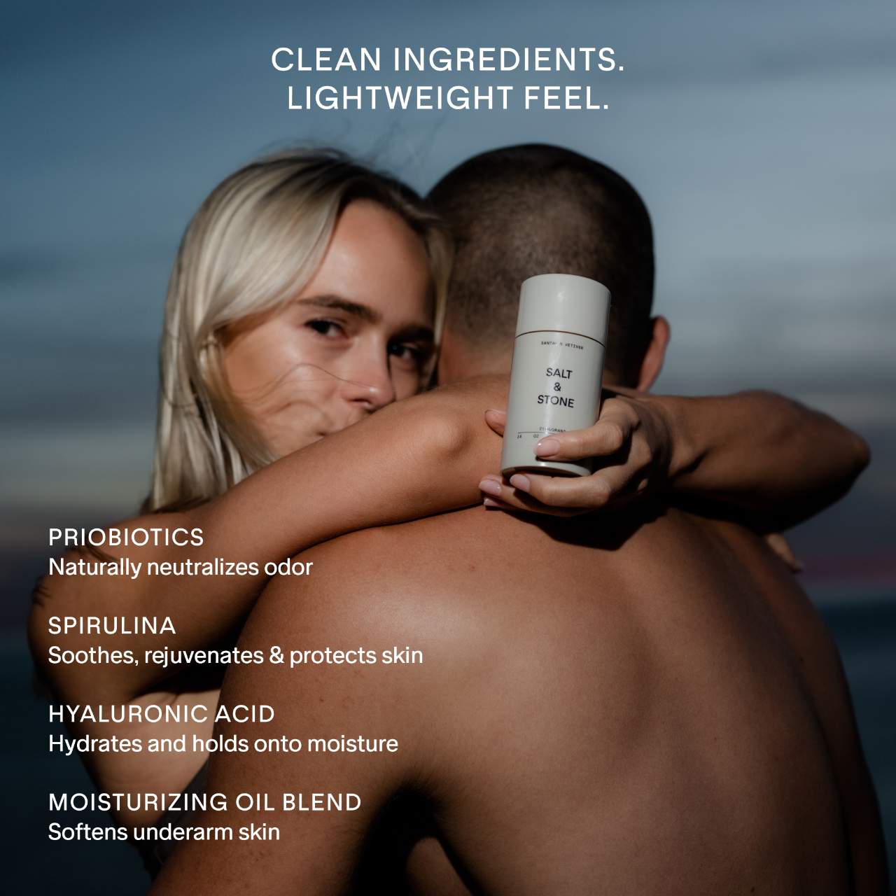 Дезодорант без алюминия повышенной эффективности Salt & Stone Santal & Vetiver — фото 7