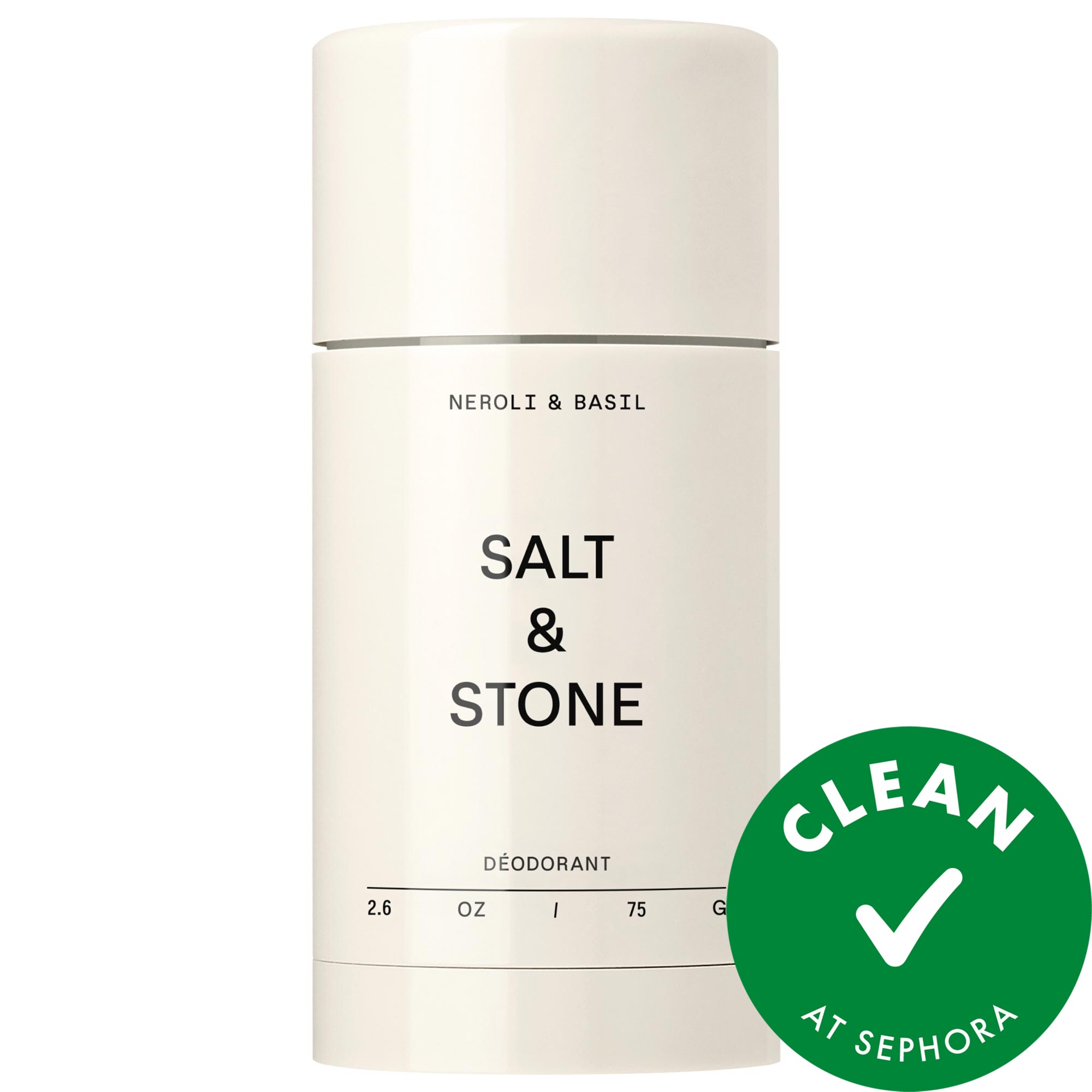 Salt & Stone Neroli & Basil Extra-Strength Aluminum-Free Deodorant 2.6 oz
