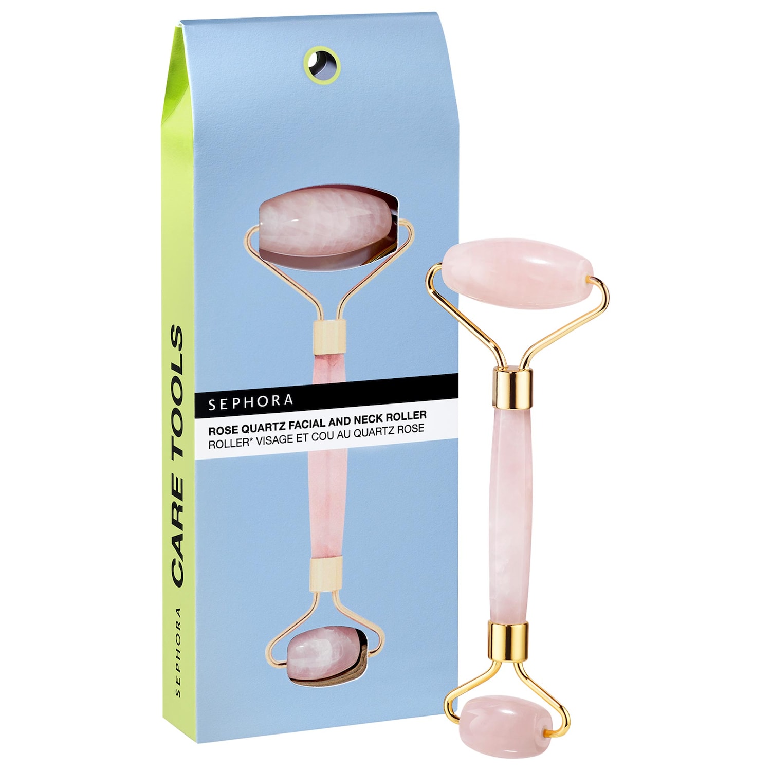 Роликовый массажёр для лица из розового кварца Sephora Collection — фото 1
