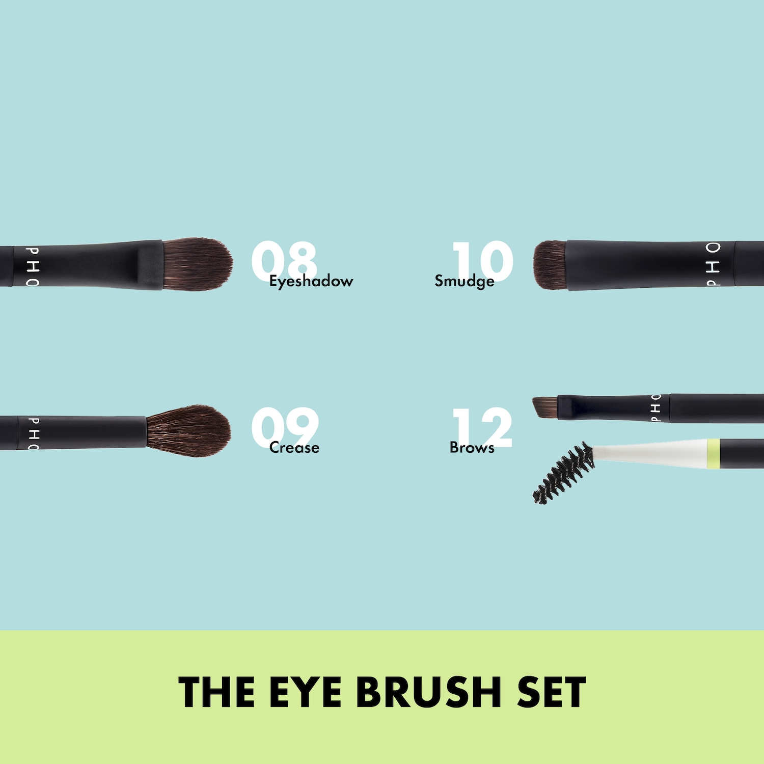Набор кистей для глаз Sephora Collection The Eye Brush Set — фото 4