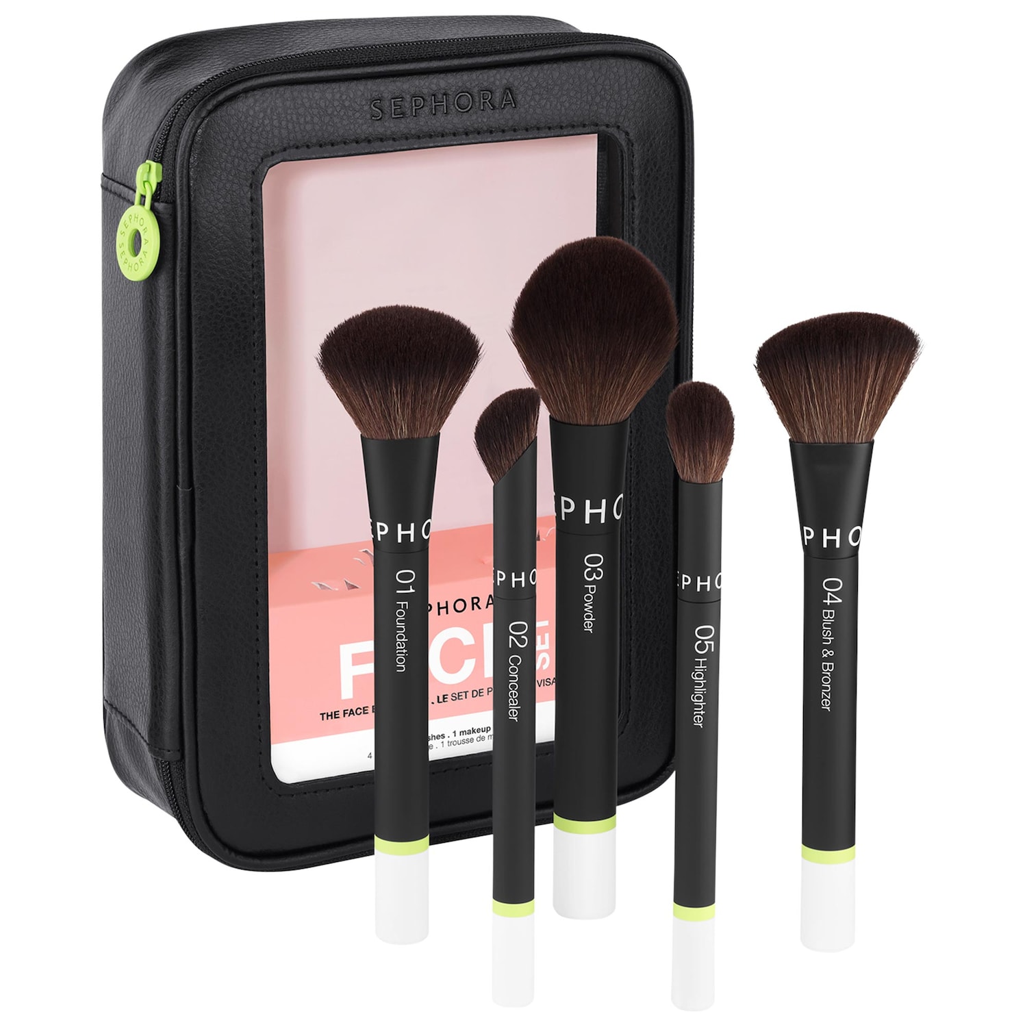 Набор кистей для лица Sephora Collection The Face Brush Set — фото 1