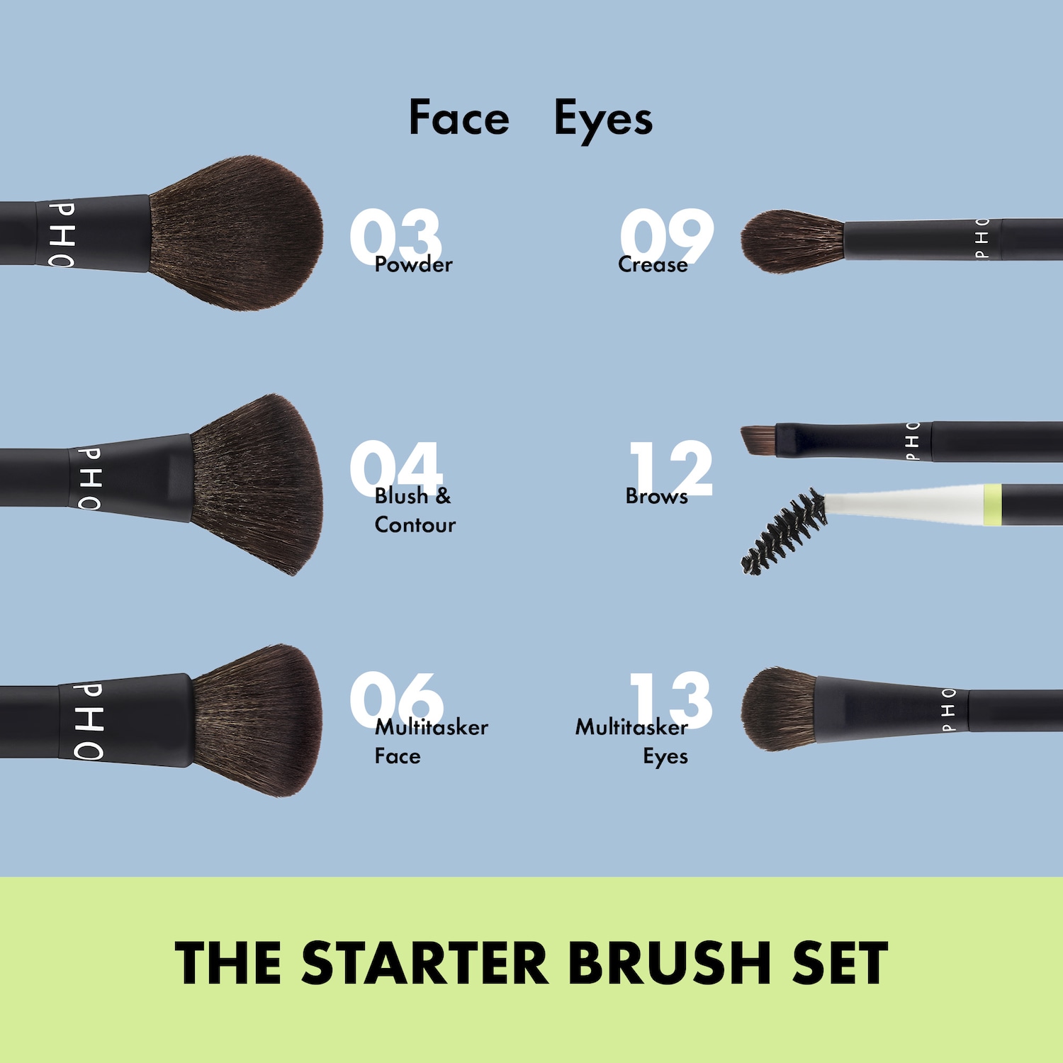 Стартовый набор кистей Sephora Collection The Starter Brush Set — фото 3