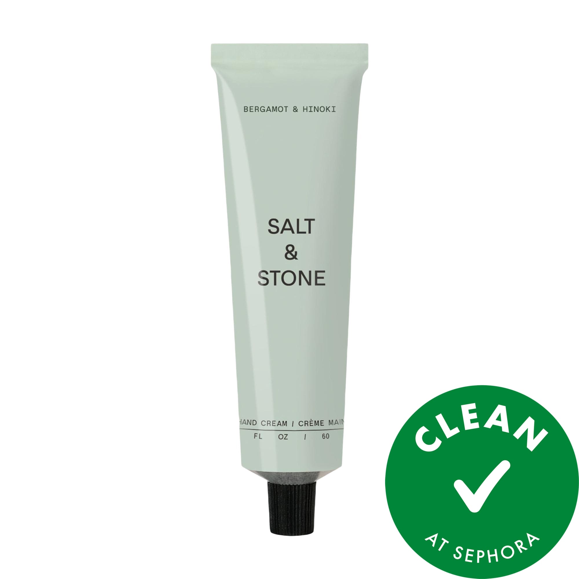 Salt & Stone Bergamot & Hinoki Nourishing Hand Cream with Niacinamide + Seaweed Extract 2 oz / 60 mL
