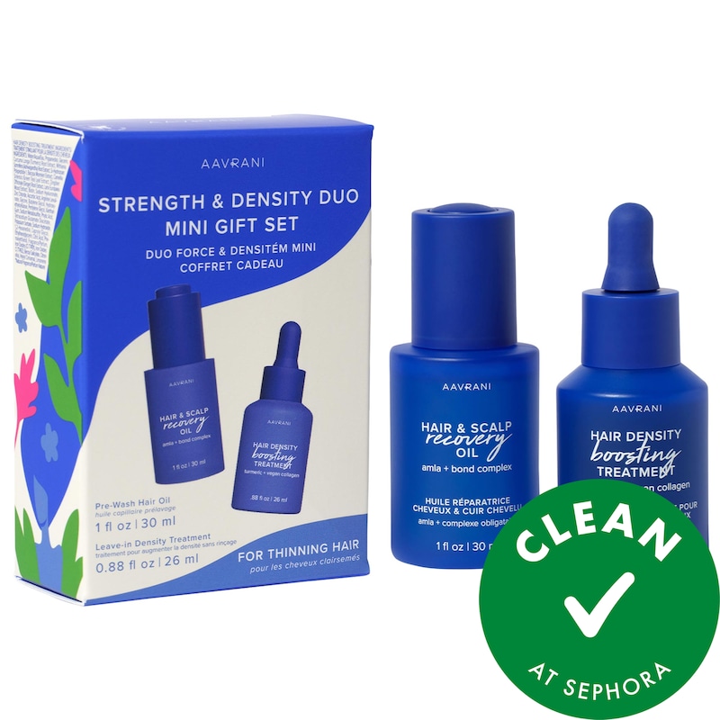 Mini Strengthening Hair Oil & Growth Serum Gift Set