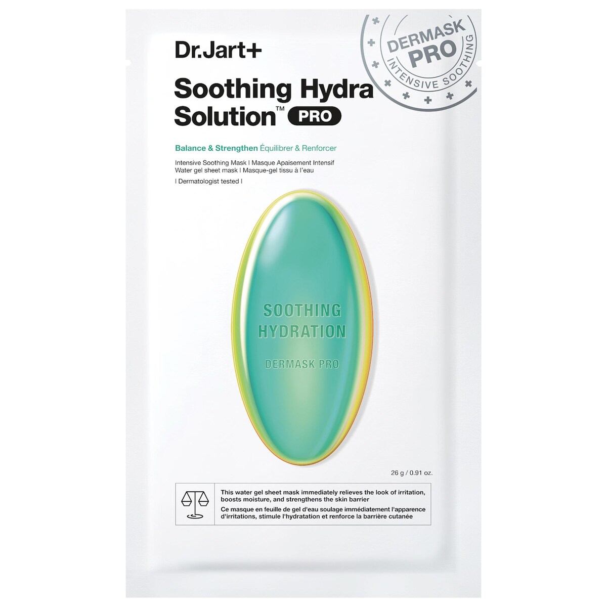 Dr. Jart+ Soothing Hydra Solution PRO Face Mask for Irritated Skin