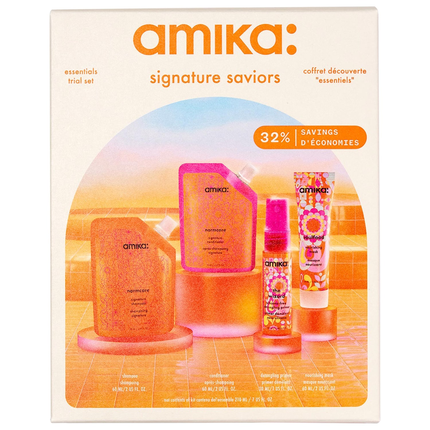 Пробный набор для волос amika Signature Saviors Essentials — фото 1