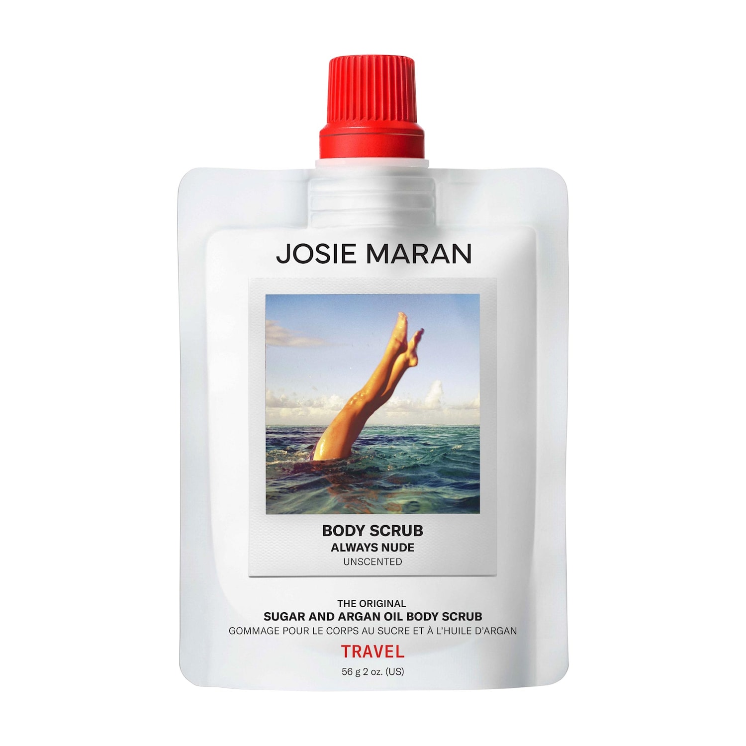 Мини-версия скраба для тела Josie Maran Always Nude с аргановым маслом, сменный блок
