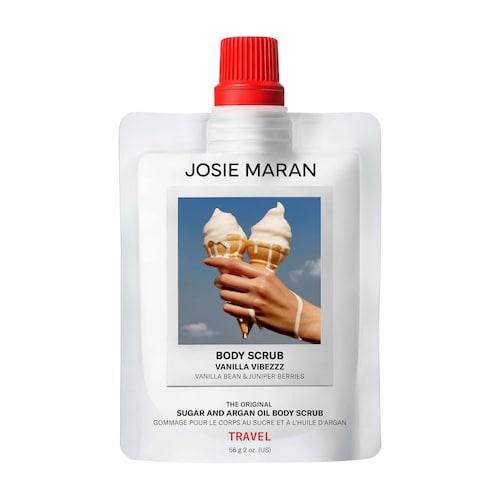Мини-скраб для тела Josie Maran Vanilla Vibezzz с аргановым маслом и сахаром, сменный блок