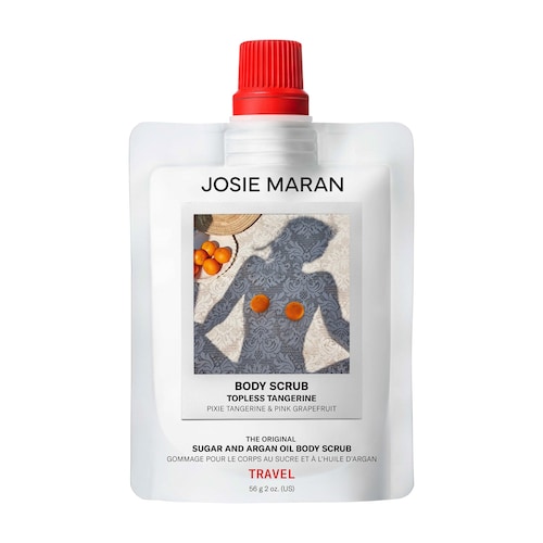 Мини-скраб для тела Josie Maran Topless Tangerine с аргановым маслом, сменный блок