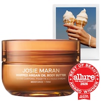 JOSIE MARAN - Vanilla Vibezzz - Whipped Argan Oil Refillable Firming Body Butter Jar