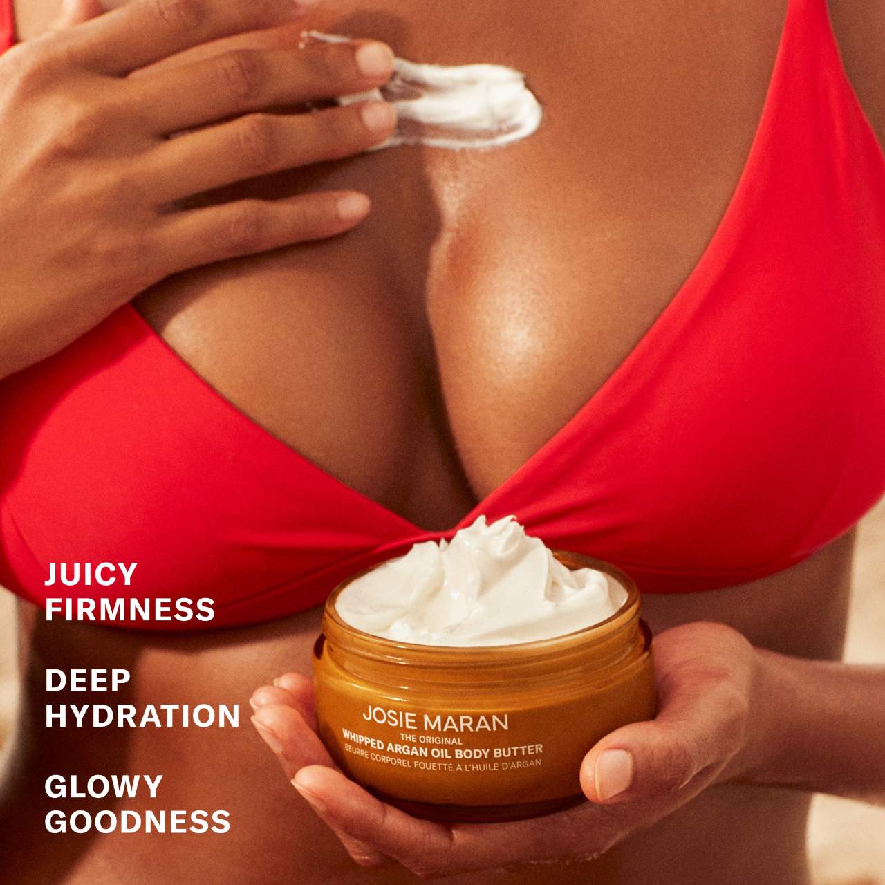 Подтягивающий баттер для тела Josie Maran Always Nude, без аромата, сменная банка — фото 2