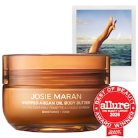 JOSIE MARAN - Always Nude (Unscented) - Whipped Argan Oil Refillable Firming Body Butter Jar