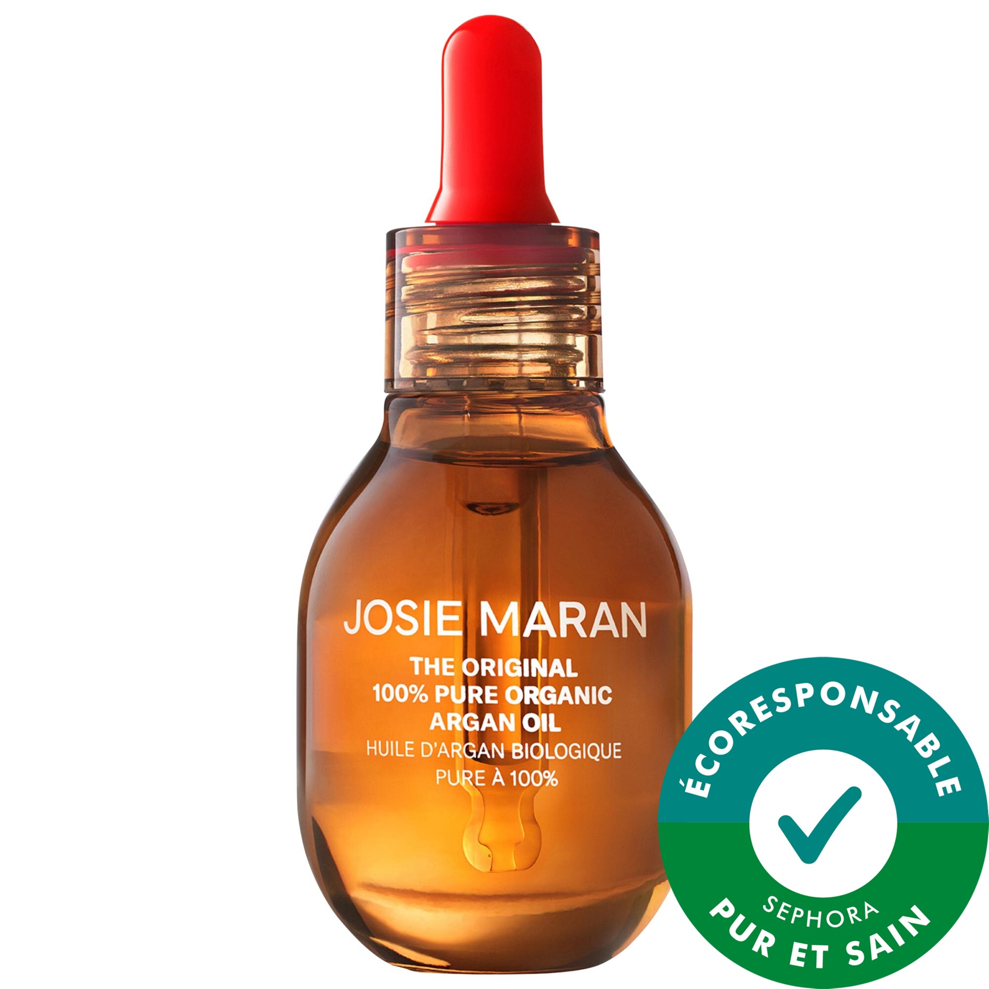 JOSIE MARAN Huile d'argan hydratante 100 % pure et biologique originale oz / mL