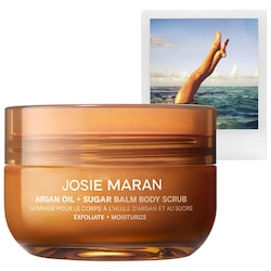 Always Nude (Unscented) - Argan Oil + Sugar Balm Refillable Exfoliating Body Scrub Jar