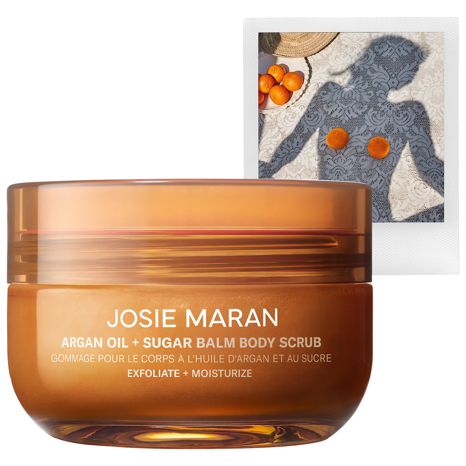 Отшелушивающий скраб для тела с аргановым маслом и сахаром Josie Maran Topless Tangerine — фото 2