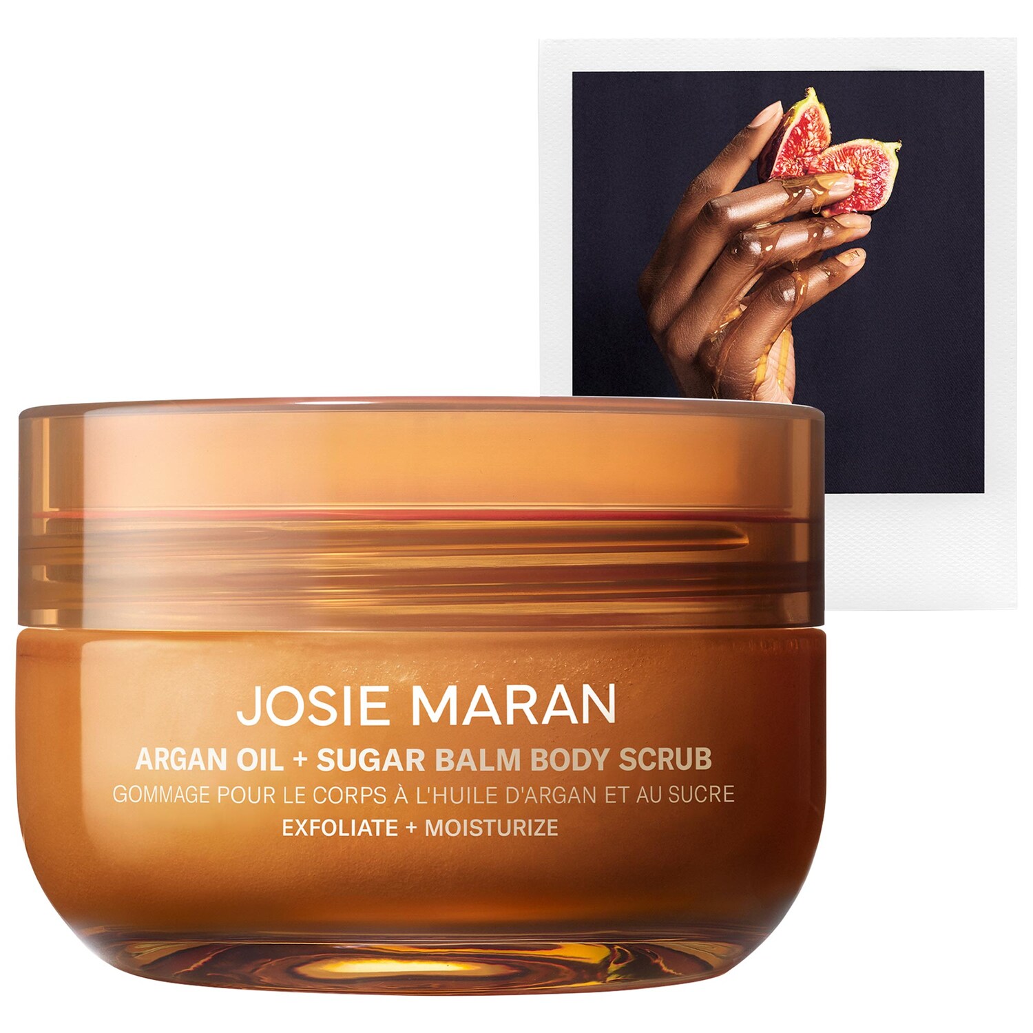 Скраб для тела Josie Maran Bohemian Fig с аргановым маслом и сахаром, сменная банка — фото 2