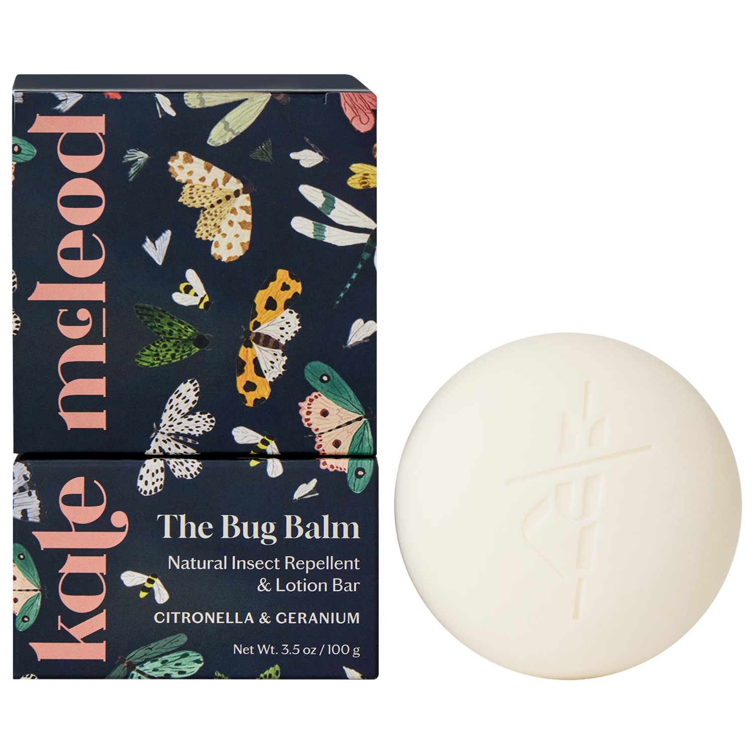 Натуральное средство от насекомых и твердый лосьон для тела Kate McLeod Bug Balm