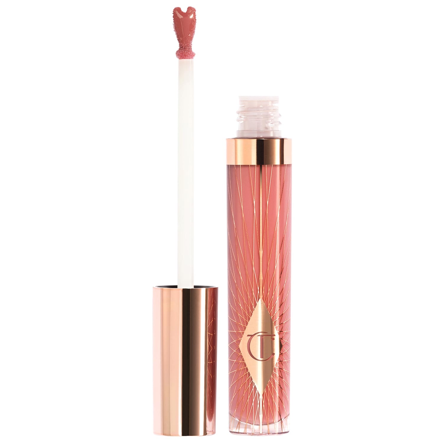 Charlotte Tilbury Collagen Lip Bath Gloss in Pillow Talk Medium