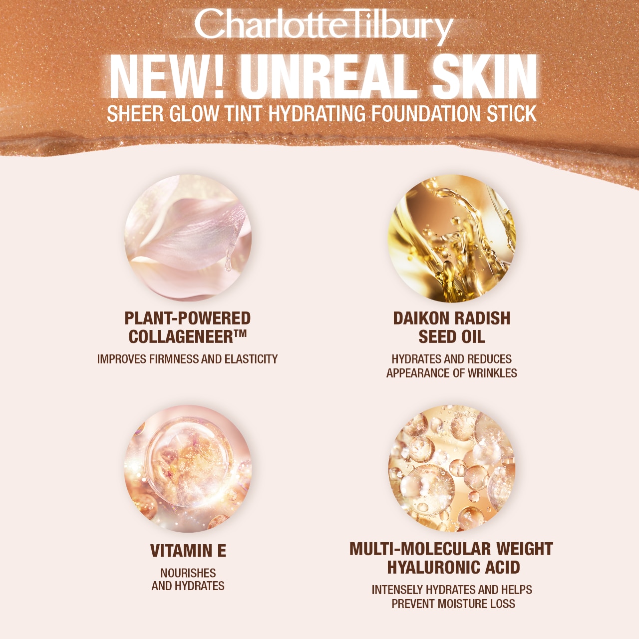 Тональный стик Charlotte Tilbury Unreal Skin увлажняющий — фото 6