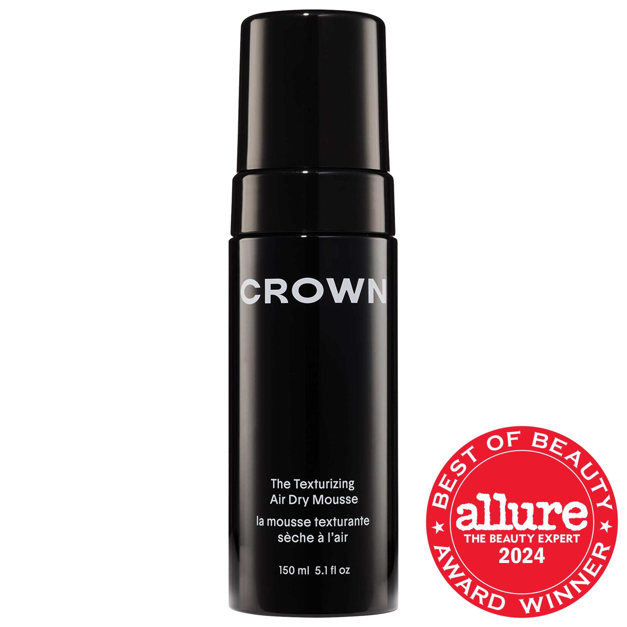 Crown Affair The Texturizing Air Dry Hair Mousse 5.1 oz/ 150 ml