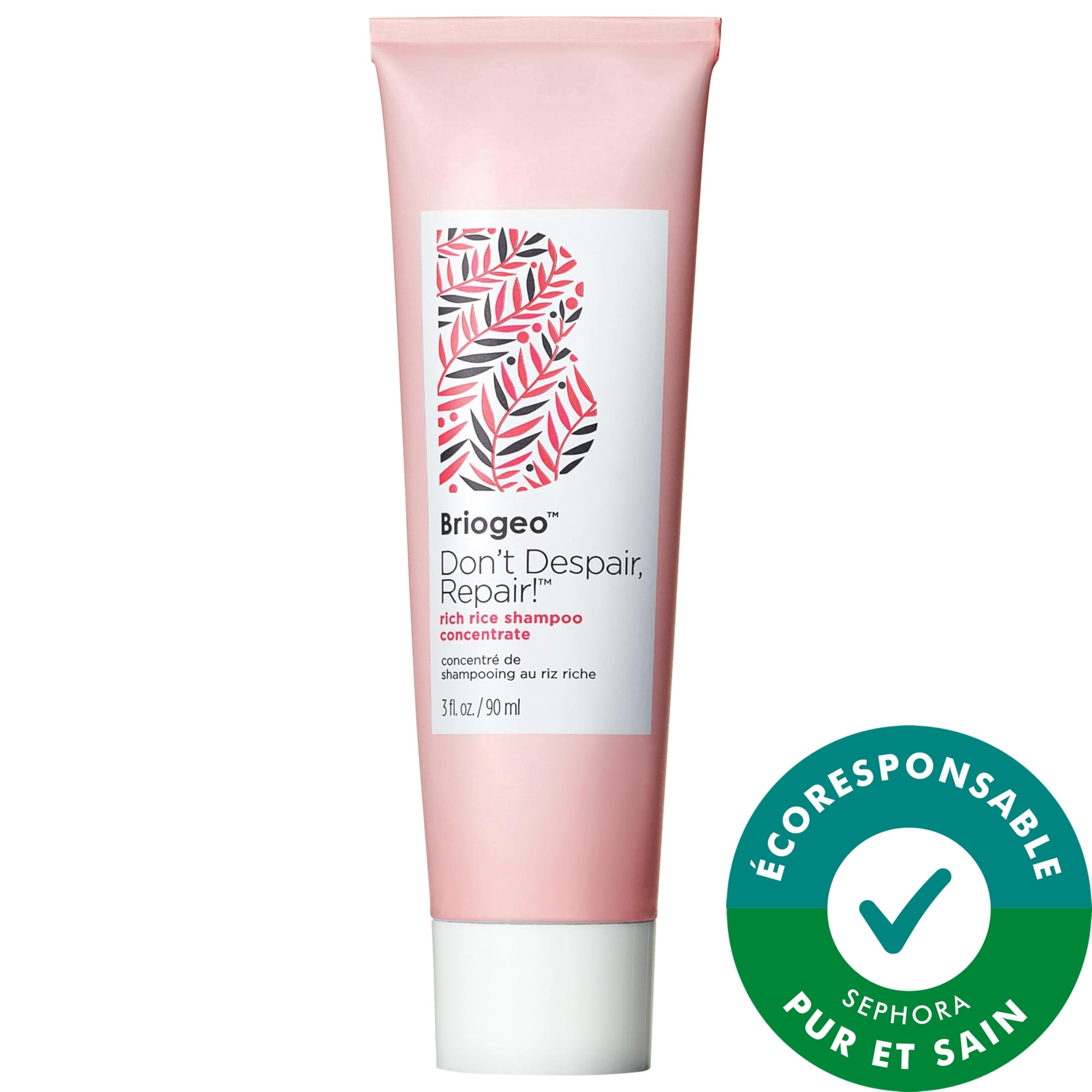 Briogeo Shampooing riche à l'eau de riz concentré Don't Despair, Repair!™ 3 oz / 90 mL