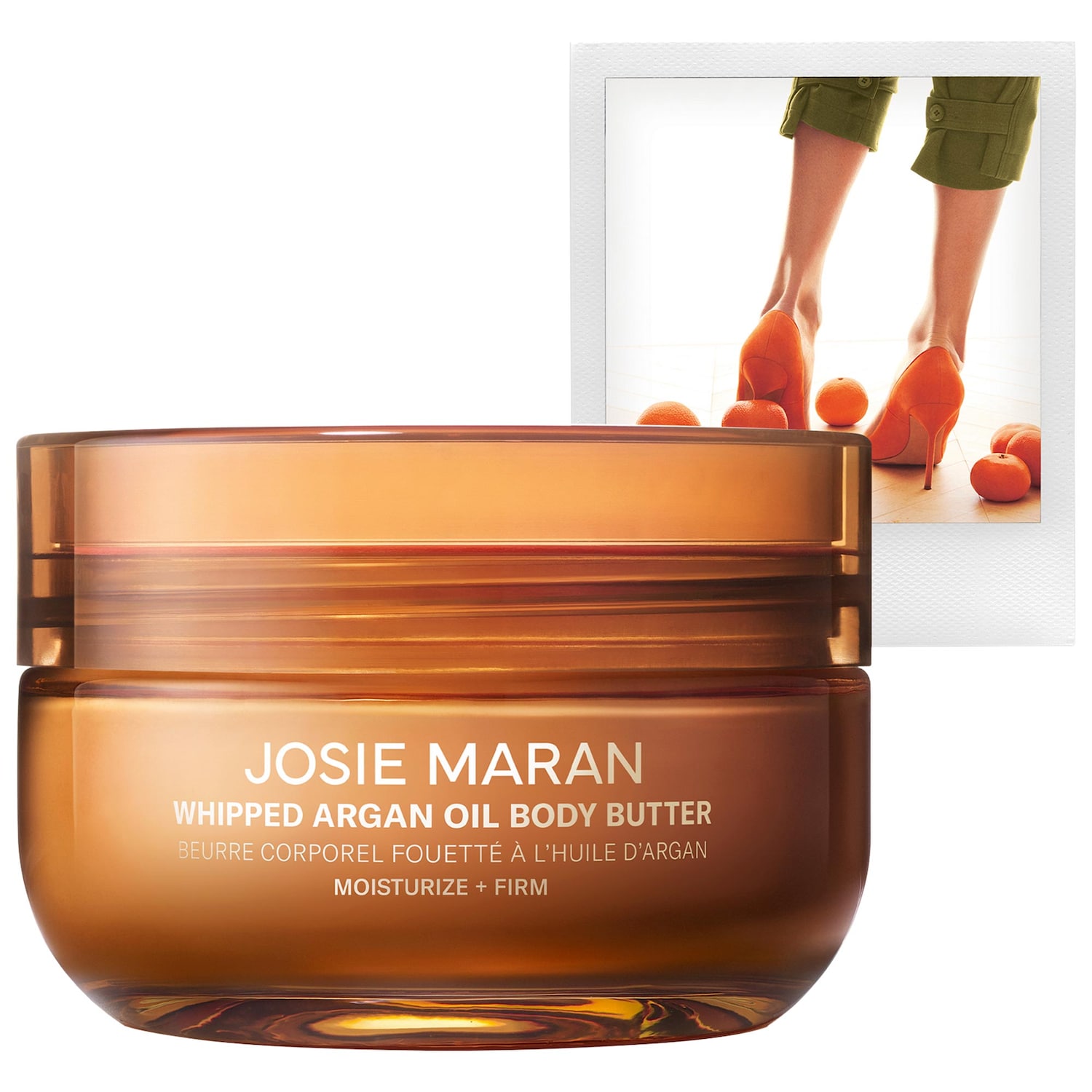 Взбитое укрепляющее масло для тела с арганой Josie Maran Sweet Citrus, сменная баночка — фото 1