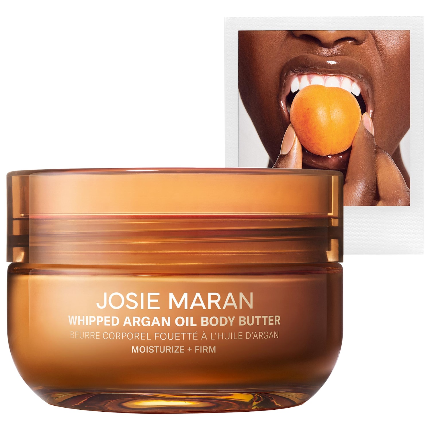 Взбитое масло для тела с аргановым маслом Josie Maran Vanilla Apricot, сменная банка — фото 2
