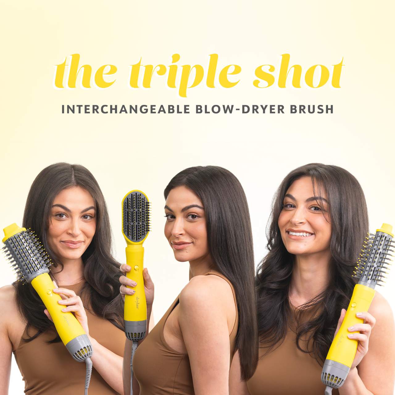 Фен-щётка со сменными насадками Drybar Triple Shot — фото 6