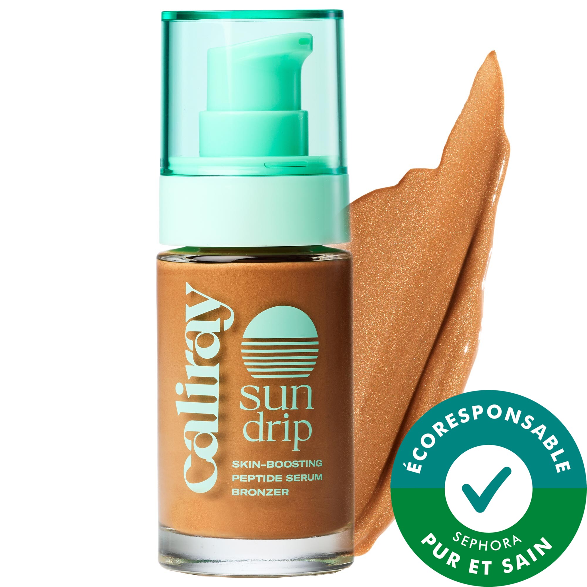 caliray Sérum bronzante Luminous Sundrip avec acide hyaluronique et peptides 1 oz / 30 ml
