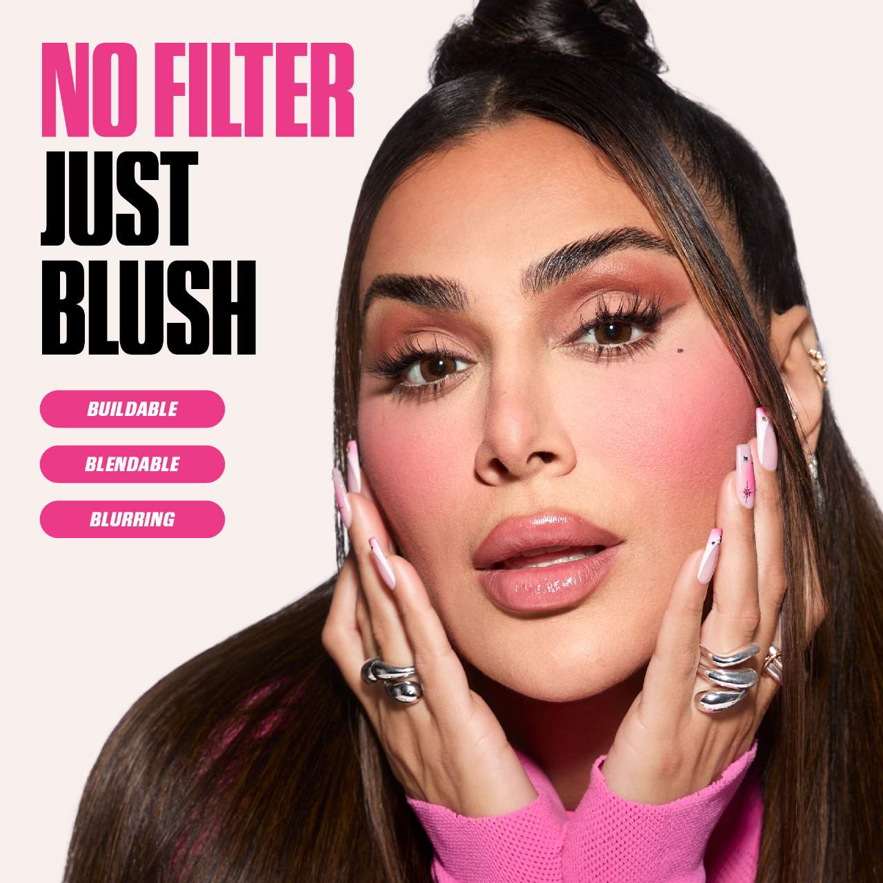 Жидкие румяны для мягкого сияния Huda Beauty Blush Filter — фото 5