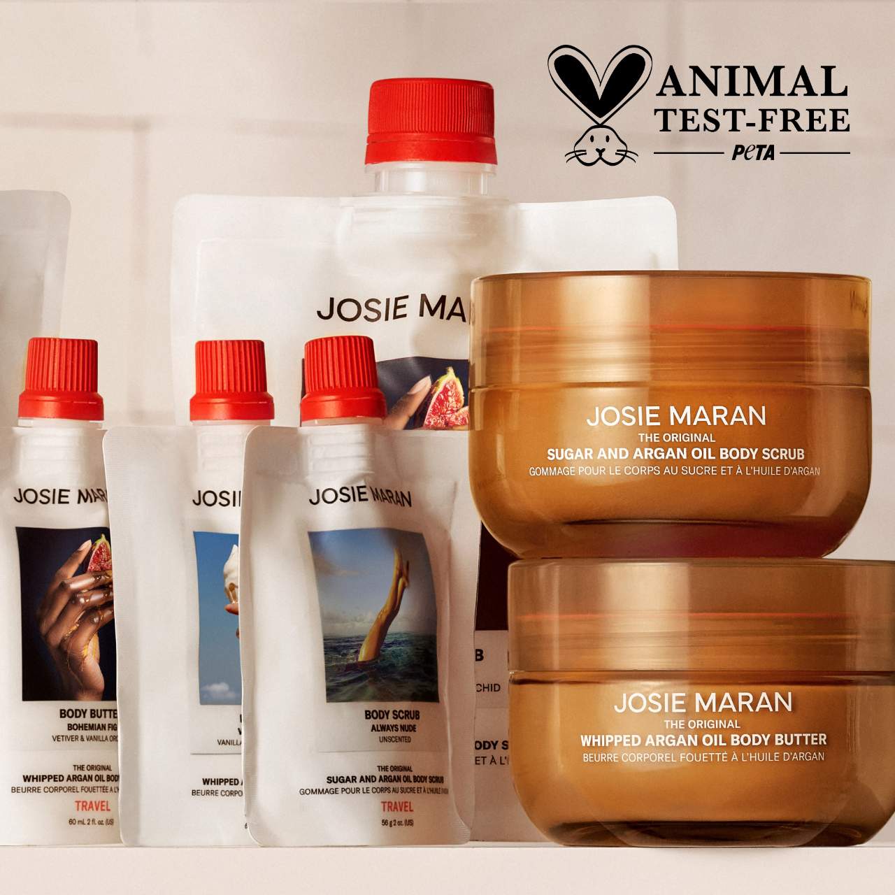Мини-версия взбитого масла для тела Josie Maran Always Nude, без запаха, сменный блок — фото 8
