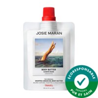 JOSIE MARAN - Mini beurre raffermissant pour le corps Always Nude (non parfumé) à l’huile d’argan fouettée rechargeable