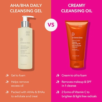 lipo c cleanser Vitamin Lactic Acid Creamy Cleansing Oil Infused with two forms of Vitamin C to promote a radiant complexion La Roche-Posay Vitamin C Brightening