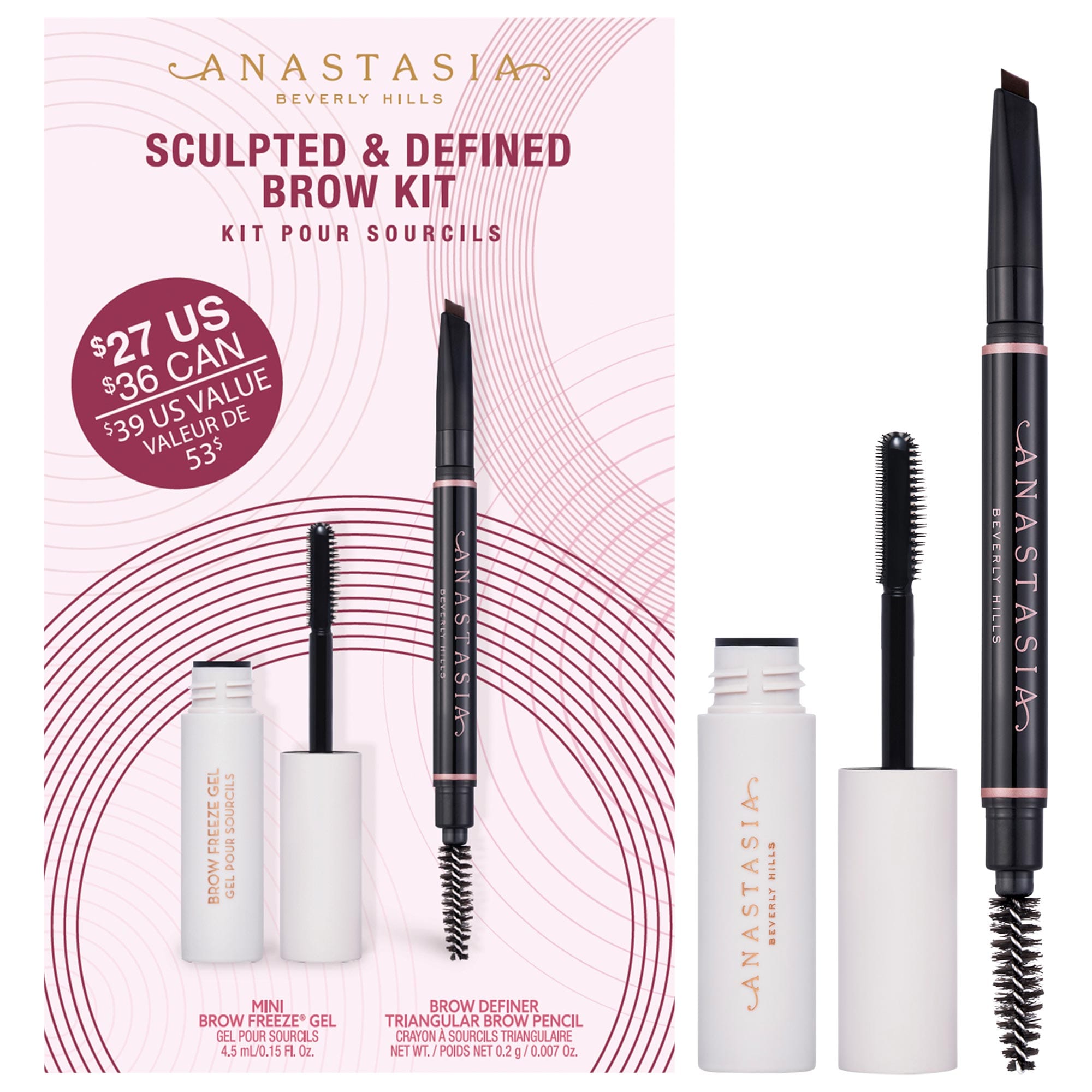 Anastasia Beverly Hills Sculpted & Defined Brow Kit International Shipping