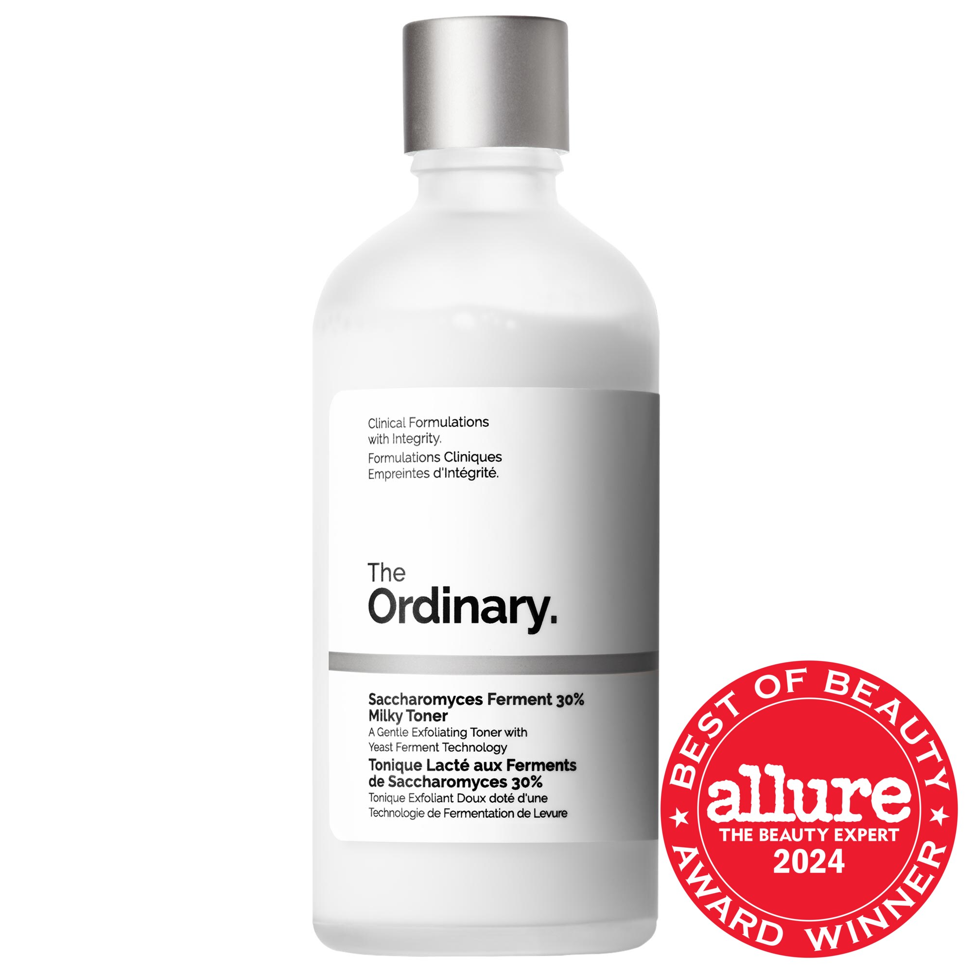 The Ordinary Saccharomyces Ferment 30% Milky Toner for Gentle Exfoliation and Hydration 3.4 oz / 100 ml