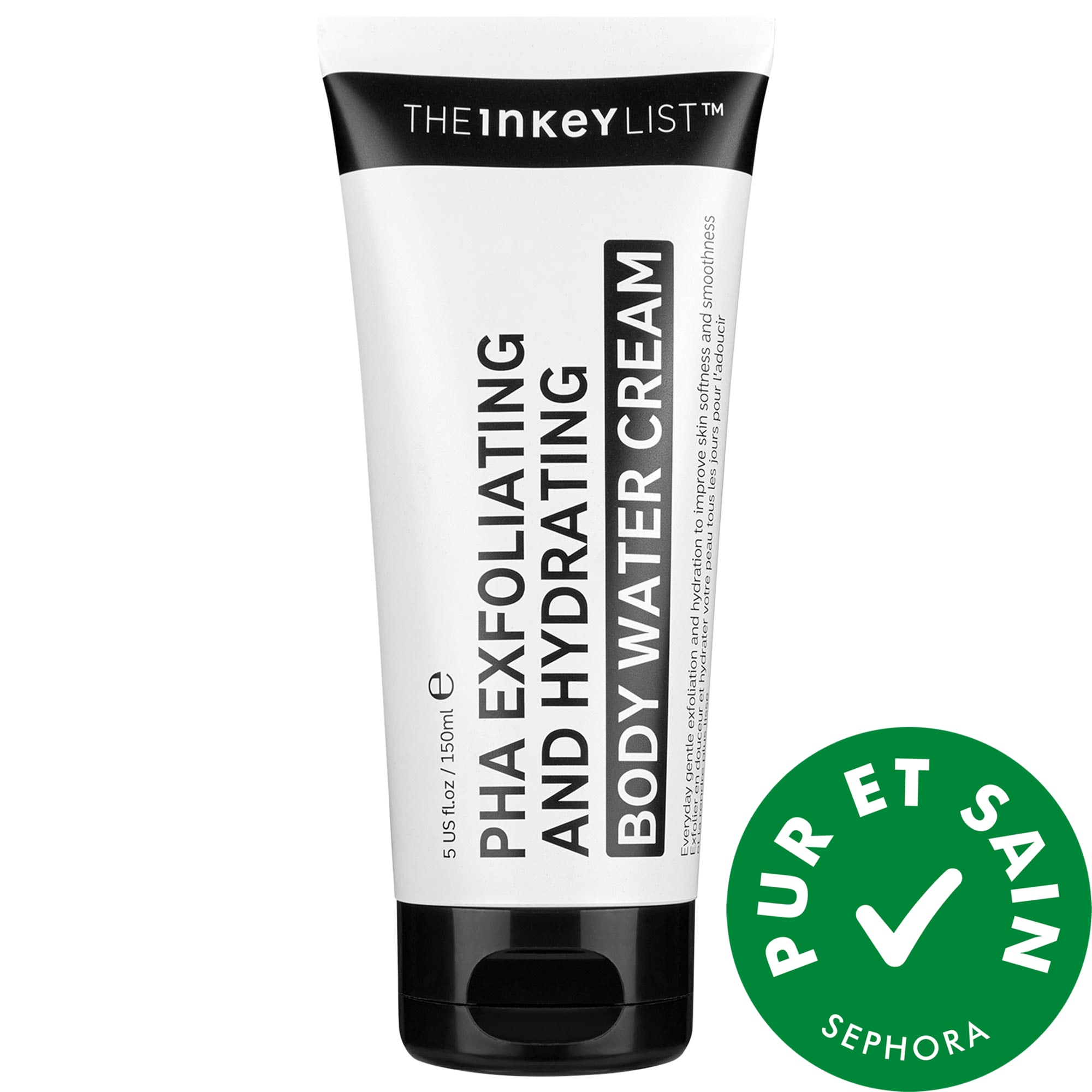 The INKEY List Crème exfoliante et hydratante à base d'acides polyhydroxylés pour le corps 5 oz
