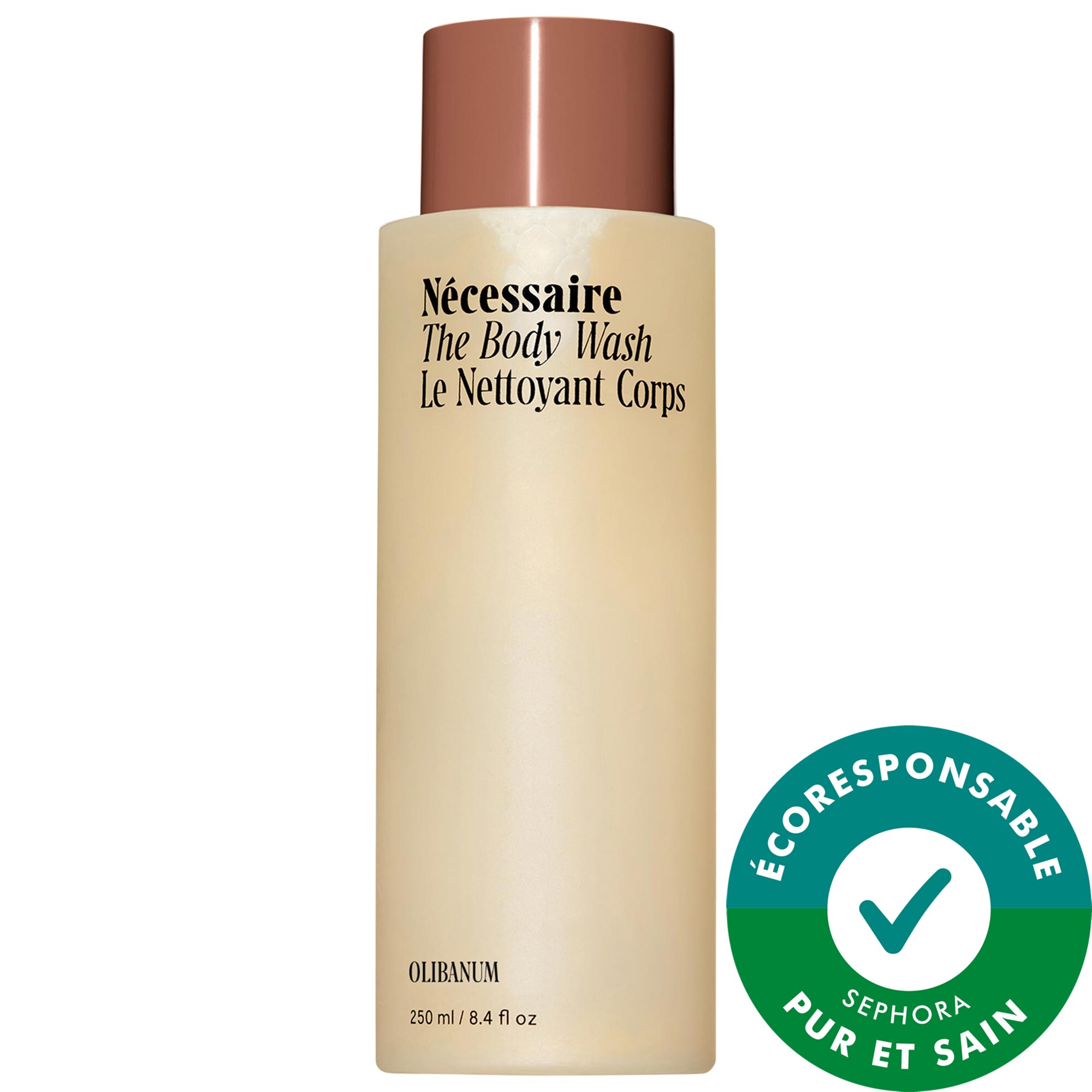 Nécessaire Le Nettoyant Corps oliban, soin nettoyant éclat avec vitamine C et enzymes 8.4 oz
