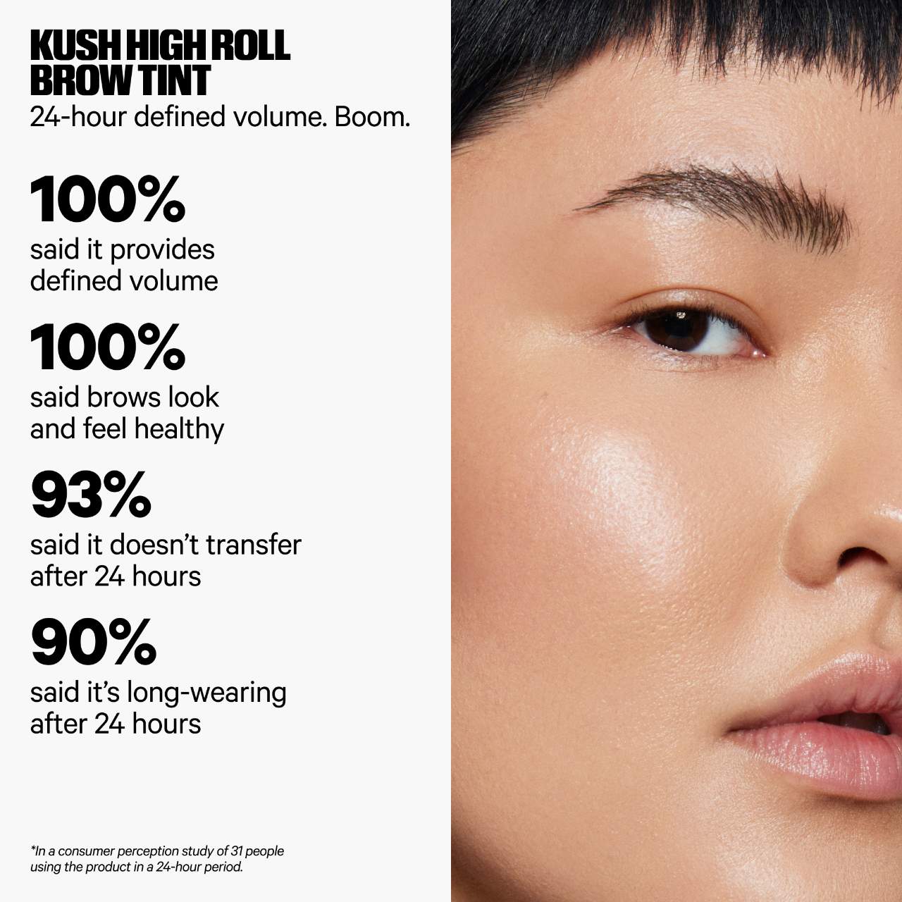 KUSH High Roll Defining Tubing Eyebrow Gel - MILK MAKEUP | Sephora