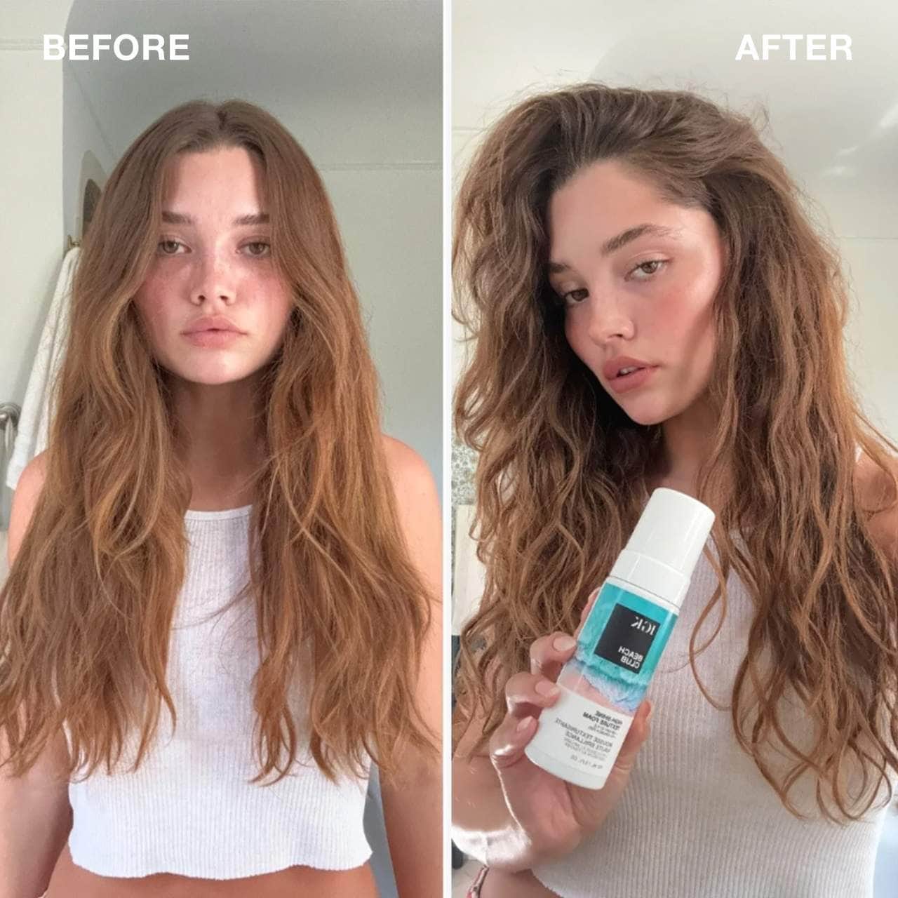 Beach Club High-Shine Hair Texture Foam - IGK | Sephora